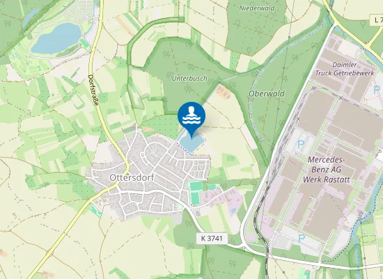 Map of OTTERSDORF BAGGERSEE