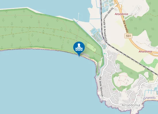 Map of FENIGLIA - LATO ANSEDONIA