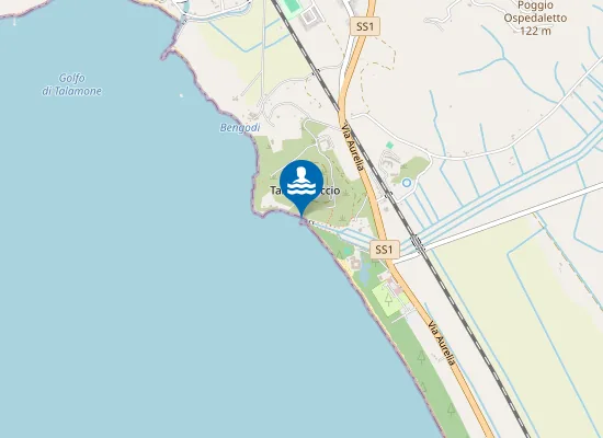 Map of LATO NORD FOCE FIUME OSA