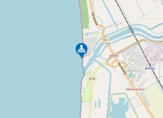 Map of BOCCA D'ALBEGNA