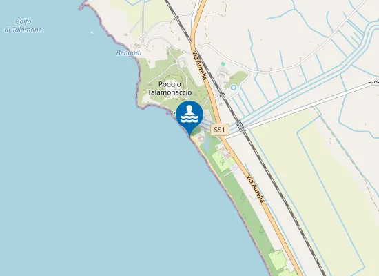 Map of LATO SUD FOCE FIUME OSA