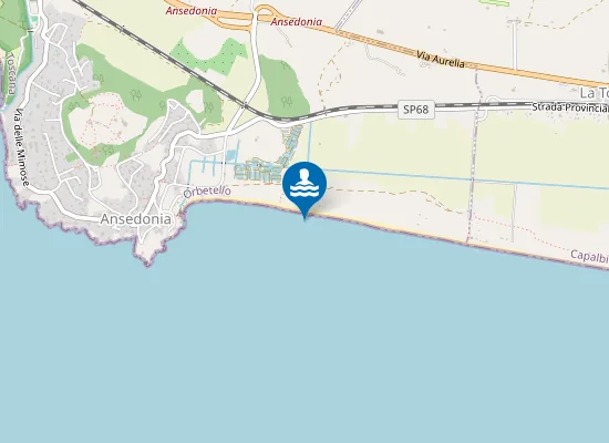 Map of SPIAGGIA DELLA TAGLIATA