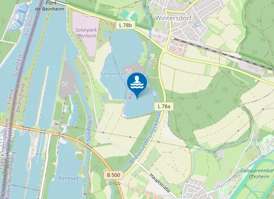 Map of WINTERSDORF SAEMANNSEE