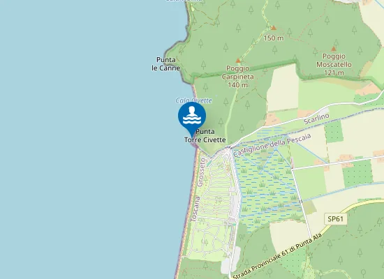 Map of NUOVA FOCE ALMA