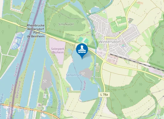 Map of WINTERSDORF SAUWEIDE