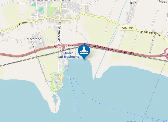 Map of LIDO COMUNALE TUORO