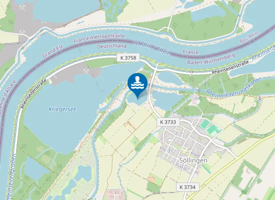 Map of SOELLINGEN HANF SEE