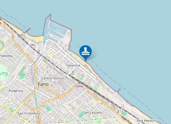 Map of ANFITEATRO RASTATT SASSONIA CENTRO