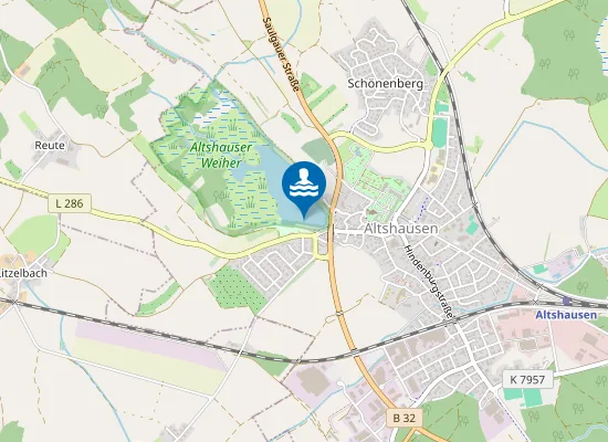 Map of Altshausen Alter Weiher