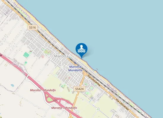 Map of VIALE COLOMBO N. 45