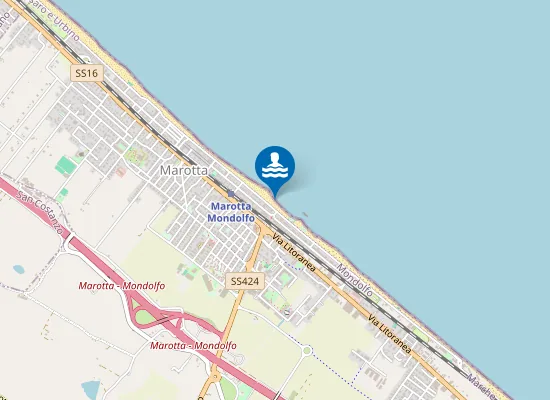 Map of VIALE COLOMBO N. 59