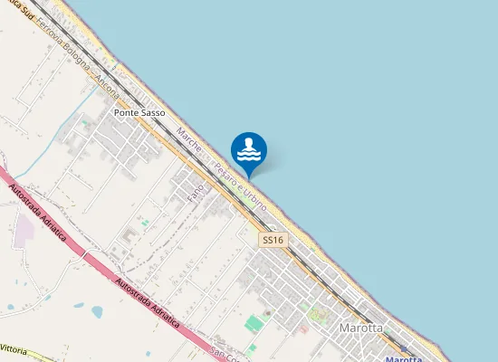 Map of CAMPING GABBIANO