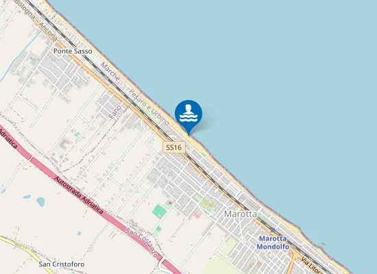 Map of HOTEL SPIAGGIA ORO