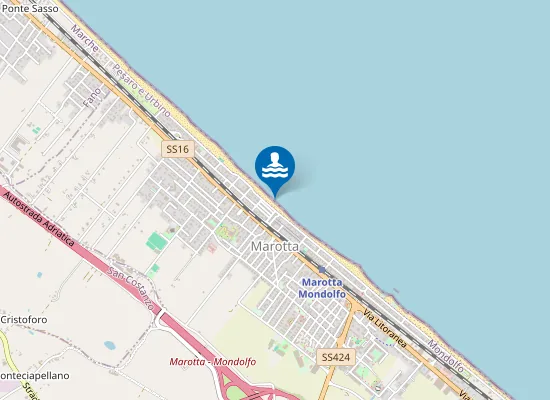 Map of MAROTTA - PENSIONE TRIESTE