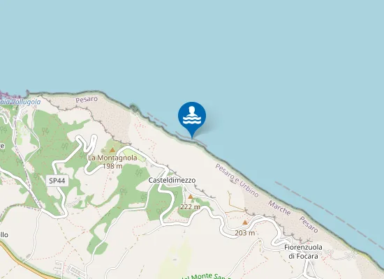 Map of ZONA CASTEL DI MEZZO