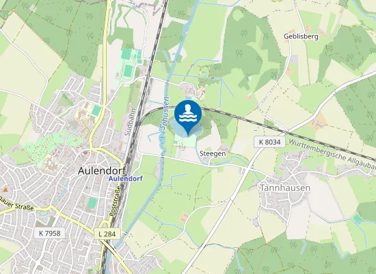 Map of Aulendorf Steegersee