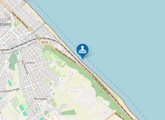 Map of SOPRAPASSO FF.SS. AL KM 240,9 SS. 16