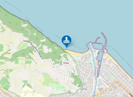 Map of 50 M NORD TRATTO MARE VIALE VARSAVIA