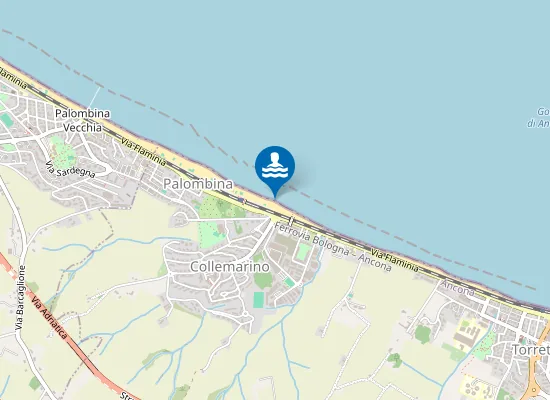 Map of ULTIMO SOTTOPASSAGGIO PALOMBINA NUOVA