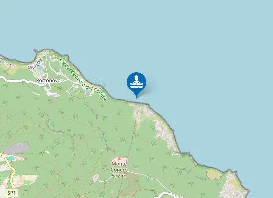 Map of PORTONOVO SCOGLIO