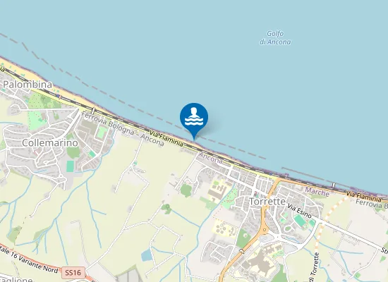 Map of SBOCCO FOSSO CIVICO N.311 - SS. FLAMINIA