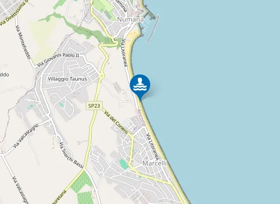 Map of NUMANA BASSA SUD