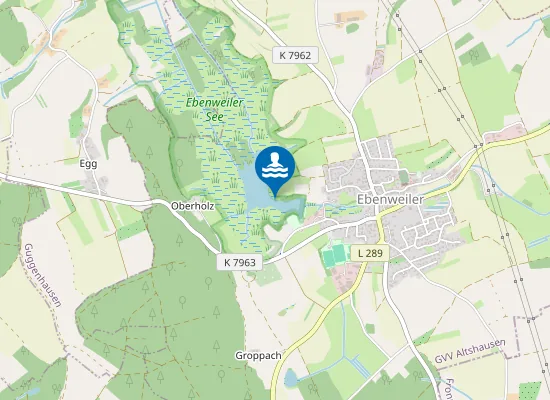 Map of EBENWEILER EBENWEILERSEE