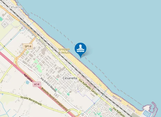 Map of ABITAZIONE ALTA DI FRONTE OLIVETTI