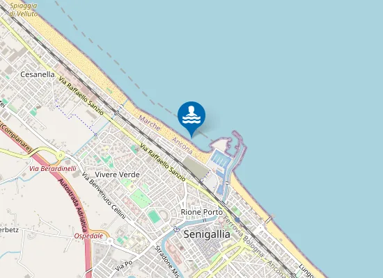 Map of HOTEL INTERNATIONAL (50 M SUD)