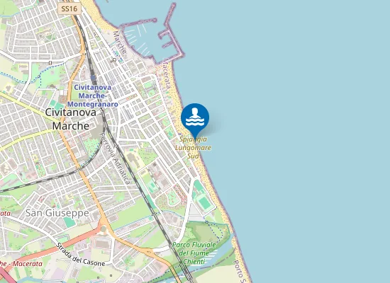 Map of DI FRONTE ALL'EX CANTIERE SEFA