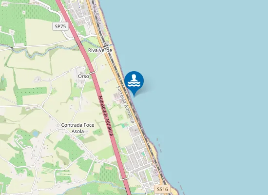 Map of IN DIREZIONE FOSSO LOCALITA' TRE CASE