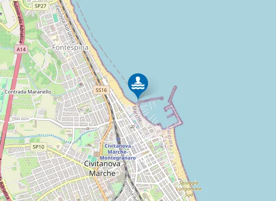 Map of IN DIREZIONE FOSSO CASTELLARO