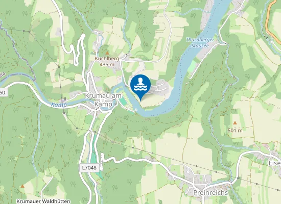 Map of THURNBERGER STAUSEE, IDOLSBERG