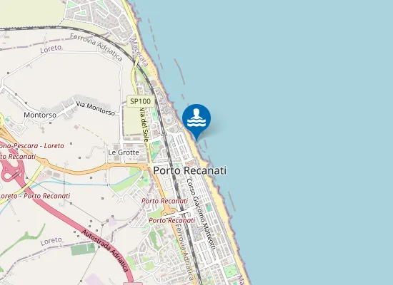 Map of 200 M SUD SCARICO 'FIUMARELLA'