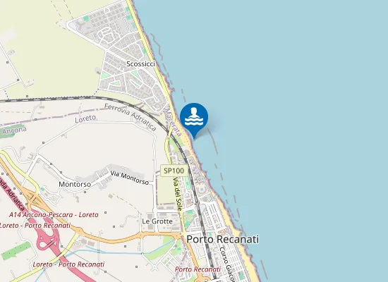 Map of IN DIREZIONE FOSSO MONTORSO