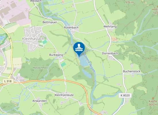 Map of ISNY BAGGERSEE BURKWANG