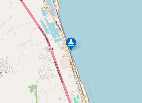 Map of 100 M Nord Fosso Alvata