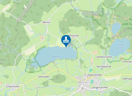 Map of BEUREN BADESEE