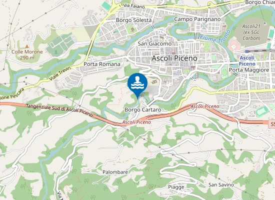 Map of PORTA CARTARA