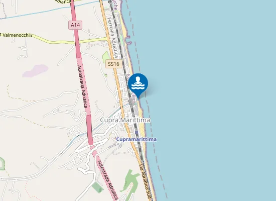 Map of DAVANTI TORRENTE SAN EGIDIO