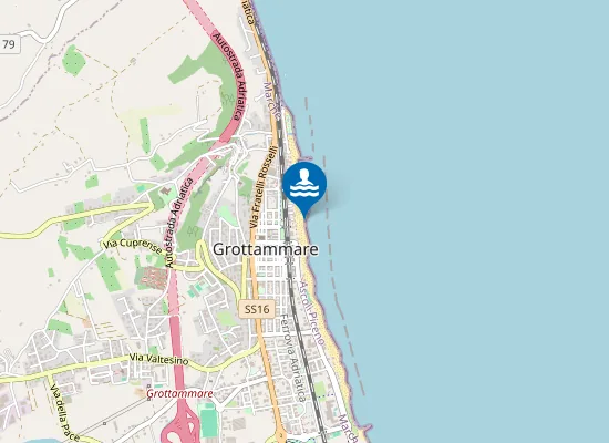 Map of 1500 M NORD FOCE TESINO