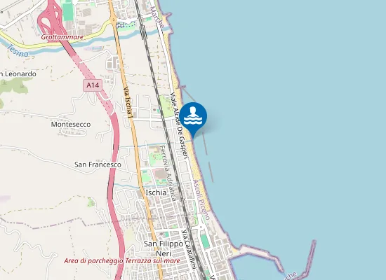 Map of DAVANTI FOSSO DELLE TAVOLE