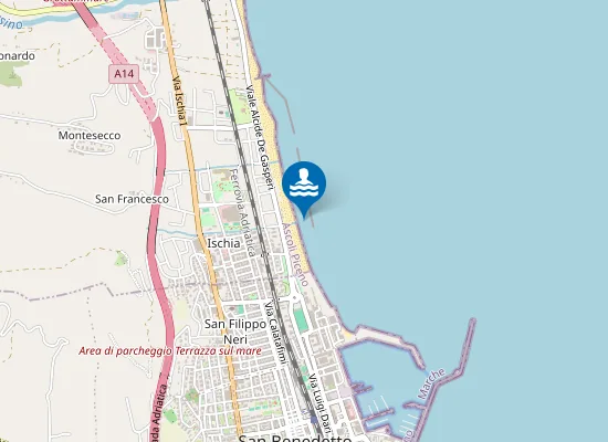 Map of DAVANTI FOSSO SGARIGLIA