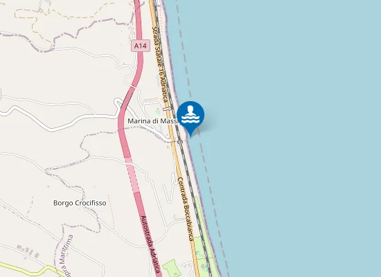 Map of DAVANTI FOSSO SAN GIULIANA