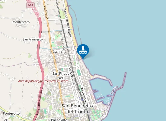 Map of SPIAGGIA DEI FUNAI