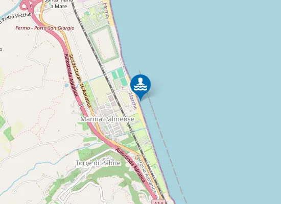 Map of FINE VIA DELLA STAZIONE MARINA PALMENSE