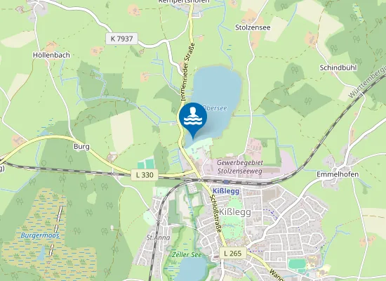 Map of KISSLEGG FREIBAD OBERSEE
