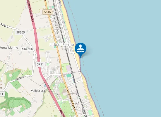 Map of 300 M NORD FOSSO RIO VALLOSCURA