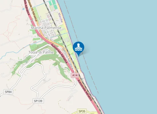 Map of 650 M SUD FOSSO DELLA TORRE