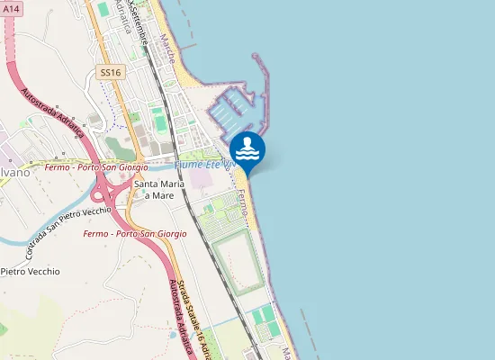 Map of 150 M SUD FOCE ETE VIVO